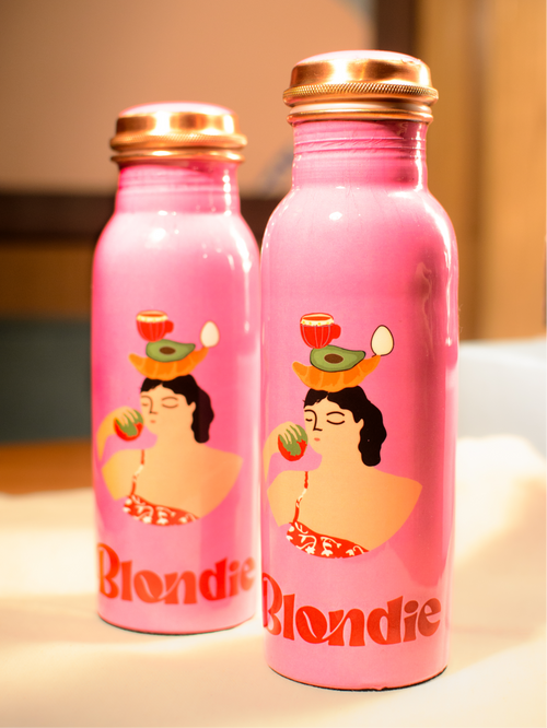 Pink Copper Bottle