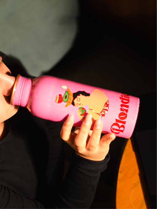 Pink Copper Bottle